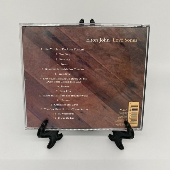 Love Songs by Elton John (CD, Sep-1996, Island/Mercury) - Picture 3 of 3